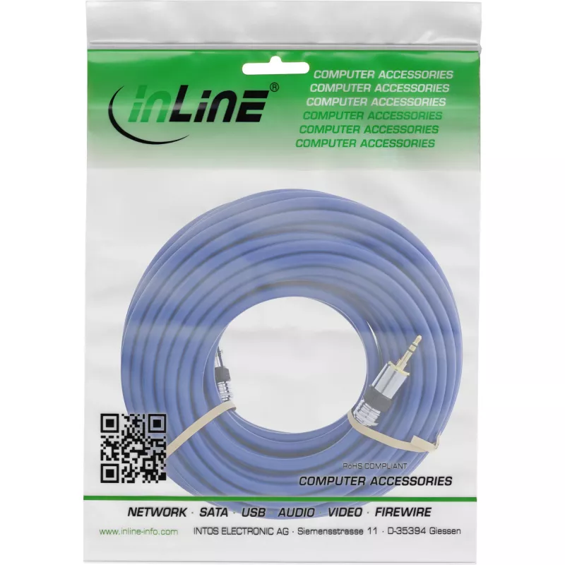 InLine Premium Audio kabel 3.5mm Stereo męski / męski 3m