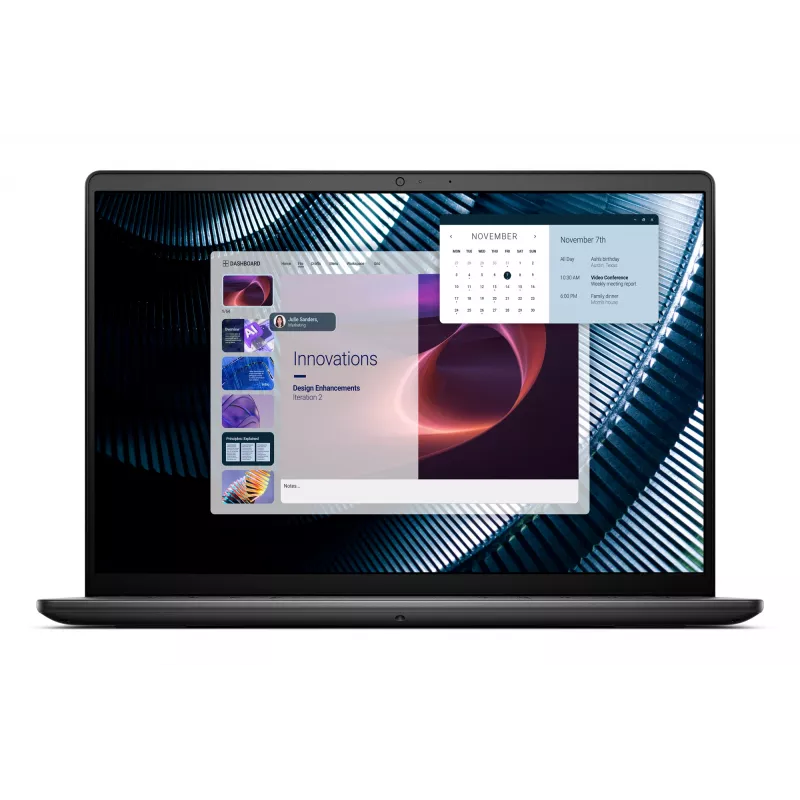 DELL Pro 14 Essential PV14250 Intel Core 7 150U Laptop 35.6 cm (14 cali) Full HD+ 16 GB DDR5-SDRAM 1 TB SSD Wi-Fi 6 (802.11ax) Windows 11 Pro niemiecki Czarny