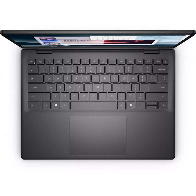 DELL Pro 14 Essential PV14255 Copilot+ PC AMD Ryzen™ AI 7 350 Laptop 35.6 cm (14 cali) Full HD+ 16 GB DDR5-SDRAM 1 TB SSD Wi-Fi 6E (802.11ax) Windows 11 Pro Niemiecki Czarny