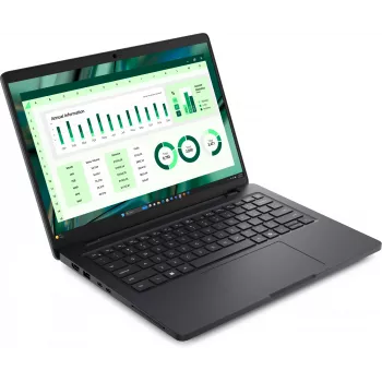DELL Pro Max 14 MC14250 Intel Core Ultra 7 265H Mobilna stacja robocza 35.6 cm (14 cali) Full HD+ 32 GB LPDDR5x-SDRAM 1 TB SSD NVIDIA RTX PRO 500 Czarnywell Wi-Fi 7 (802.11be) Windows 11 Pro Niemiecki Czarny