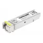 Intellinet Gigabit Fiber WDM Dwukierunkowy Moduł Optyczny SFP 1000Base-BX-D (LC) Port Jednomodowy, 120 km, BiDi WDM (RX1490/TX1550), Zgodny z MSA dla Maksymalnej Kompatybilności, Srebrny