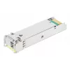 Intellinet Gigabit Fiber WDM Dwukierunkowy Moduł Optyczny SFP 1000Base-BX-D (LC) Port Jednomodowy, 120 km, BiDi WDM (RX1490/TX1550), Zgodny z MSA dla Maksymalnej Kompatybilności, Srebrny