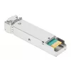 Intellinet Gigabit Fiber WDM Dwukierunkowy Moduł Optyczny SFP 1000Base-BX-D (LC) Port Jednomodowy, 120 km, BiDi WDM (RX1490/TX1550), Zgodny z MSA dla Maksymalnej Kompatybilności, Srebrny