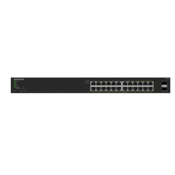 NETGEAR GS324TPv2 Managed L2/L3 Gigabit Ethernet (10/100/1000) Power over Ethernet (PoE) 1U Czarny