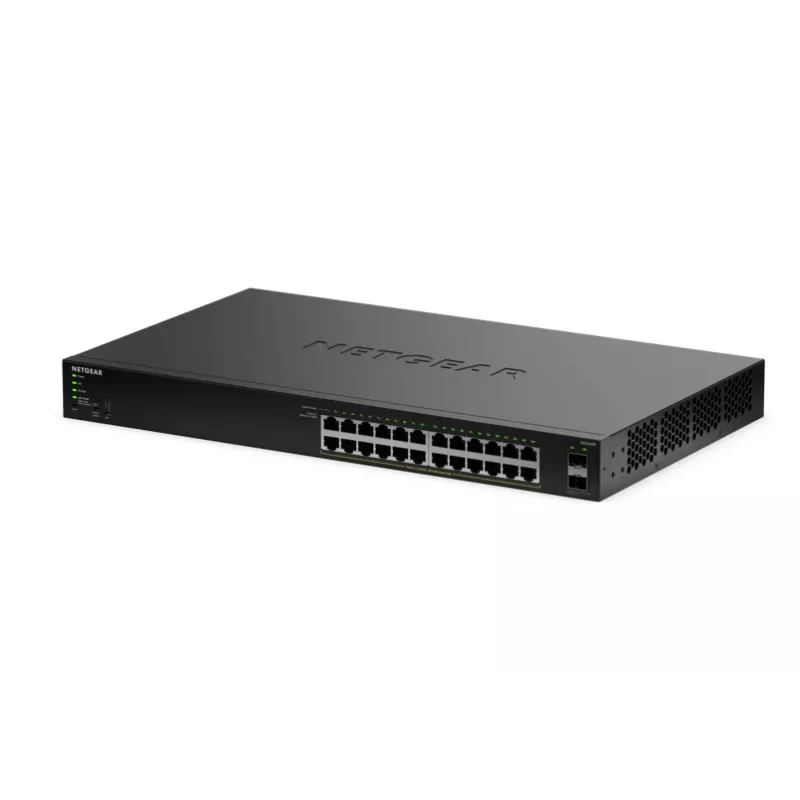NETGEAR GS324TPv2 Managed L2/L3 Gigabit Ethernet (10/100/1000) Power over Ethernet (PoE) 1U Czarny