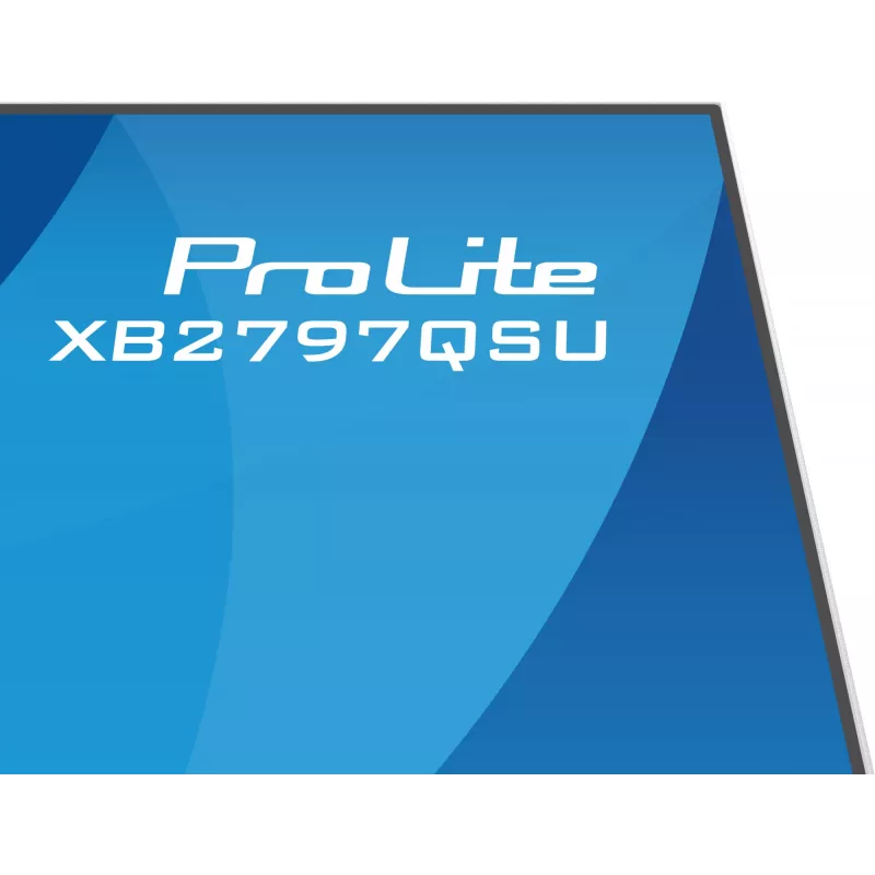 27-calowy monitor LED IIYAMA ProLite XB2797QSU-W1 IPS Quad HD (2560x1440), kąt widzenia 178°, hub USB 3.2, głośniki, VESA, regulacja wysokości, biały