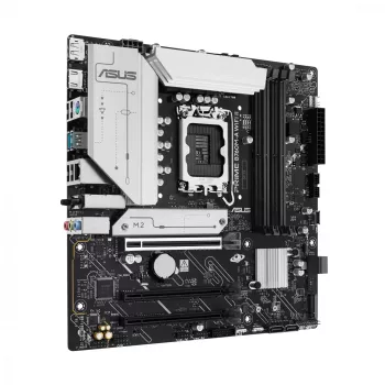 Płyta główna ASUS PRIME B760M-A WIFI II micro ATX, Intel B760, LGA 1700, DDR5, 4 gniazda DIMM, do 256 GB, Wi‑Fi 6E, Ethernet 2,5Gb