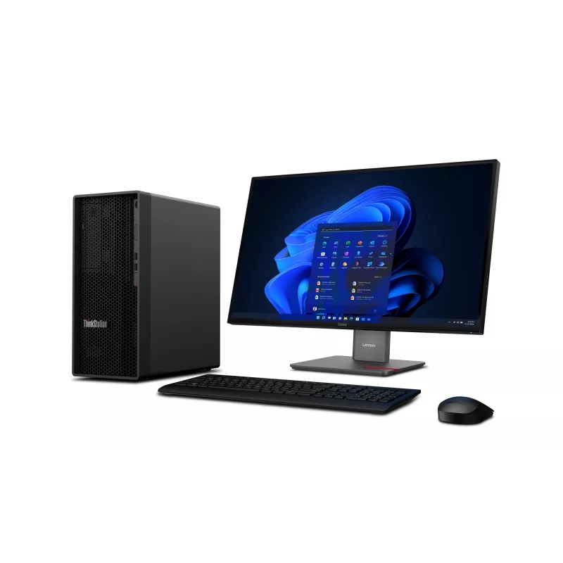 Lenovo ThinkStation P2 Tower Gen 2 Intel Core Ultra 7 265 32 GB DDR5-SDRAM 512 GB SSD Windows 11 Pro Workstation Czarny