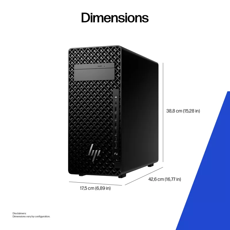 HP Z2 Tower G1i Intel Core Ultra 7 265K 64 GB DDR5-SDRAM Windows 11 Pro Workstation AI Workstation, AI PC
