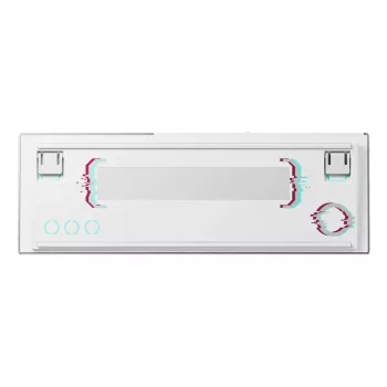 Bezprzewodowa klawiatura gamingowa Cherry MX 8.2 Pro TMR — Tenkeyless 88 klawiszy, USB + RF + Bluetooth, przełączniki magnetyczno-mechaniczne, RGB, srebrno-biała