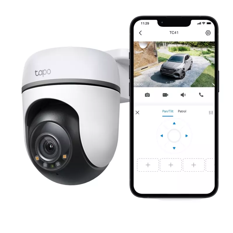 TP-Link Tapo TC41 V2 Sferyczna kamera bezpieczeństwa IP Wewnętrzna i zewnętrzna 2304 x 1296 pikseli Sufit/Ściana/Słup