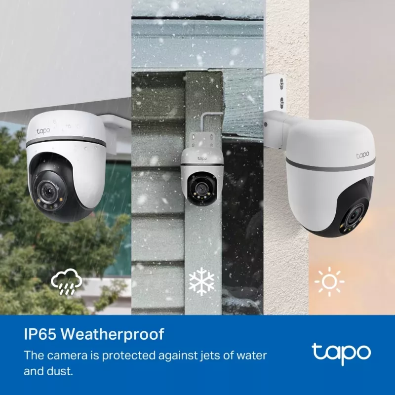 TP-Link Tapo TC41 V2 Sferyczna kamera bezpieczeństwa IP Wewnętrzna i zewnętrzna 2304 x 1296 pikseli Sufit/Ściana/Słup