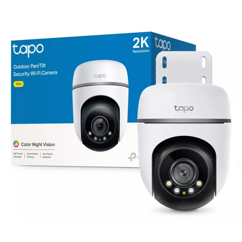 TP-Link Tapo TC41 V2 Sferyczna kamera bezpieczeństwa IP Wewnętrzna i zewnętrzna 2304 x 1296 pikseli Sufit/Ściana/Słup