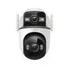 Kopułkowa kamera bezpieczeństwa IP TP-Link Tapo TC47 — 2304×1296, obiektyw 6 mm, 360° w poziomie, wewnątrz/na zewnątrz, montaż sufitowy, przewodowa i Wi‑Fi