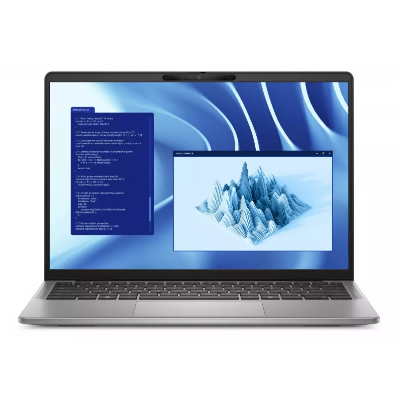 DELL Latitude 7455 Copilot+ PC Snapdragon X1P-64-100 Laptop 35,6 cm (14 cali) Dotykowy Quad HD+ 16 GB LPDDR5x-SDRAM 512 GB SSD Wi-Fi 7 (802.11be) Windows 11 Pro Niemiecki Szary
