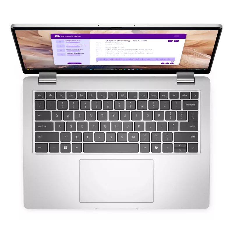 DELL Pro 14 Plus PB14250 Intel Core Ultra 7 255U Laptop 35.6 cm (14 cali) Full HD+ 16 GB DDR5-SDRAM 512 GB SSD Wi-Fi 6E (802.11ax) Windows 11 Pro niemiecki aluminium