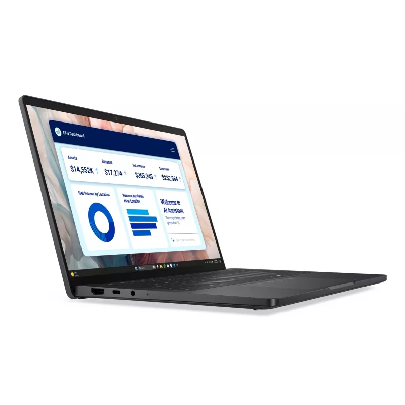 DELL Pro 13 Premium PA13250 Copilot+ PC Intel Core Ultra 7 268V Laptop 33.8 cm (13.3 cala) Dotykowy Quad HD+ 32 GB LPDDR5x-SDRAM 512 GB SSD Wi-Fi 7 (802.11be) Windows 11 Pro German szary