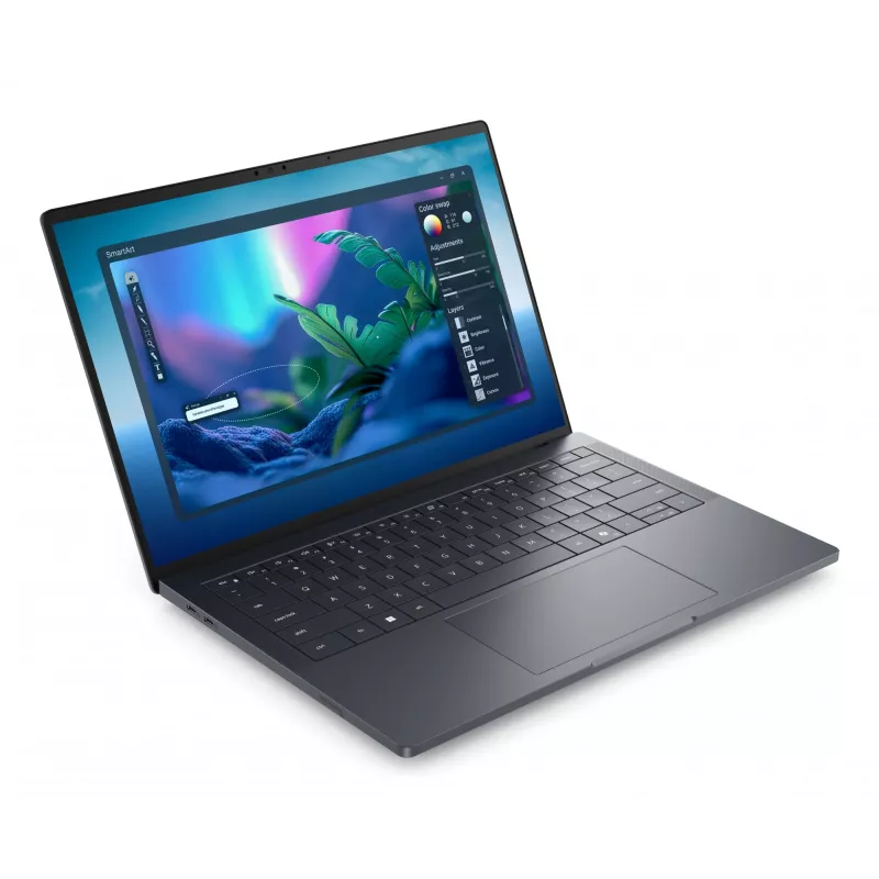 DELL Pro Max 14 Premium MA14250 Intel Core Ultra 7 265H Laptop 35.6 cm (14 cali) Full HD+ 32 GB LPDDR5x-SDRAM 1 TB SSD NVIDIA RTX PRO 2000 Czarnywell Wi-Fi 7 (802.11be) Windows 11 Pro Niemiecki Czarny