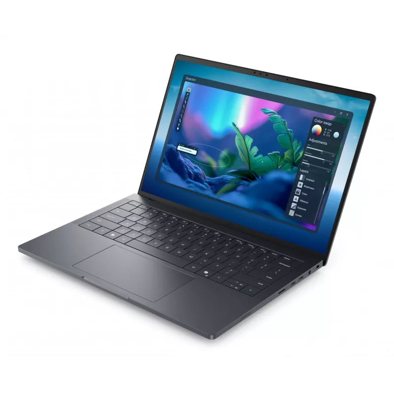 DELL Pro Max 14 Premium MA14250 Intel Core Ultra 7 265H Laptop 35.6 cm (14 cali) Full HD+ 32 GB LPDDR5x-SDRAM 1 TB SSD NVIDIA RTX PRO 2000 Czarnywell Wi-Fi 7 (802.11be) Windows 11 Pro Niemiecki Czarny