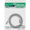 InLine Patch kabel płaski, U/FTP, Cat.8.1, TPE bezhalogenowy, szary, 0.5m