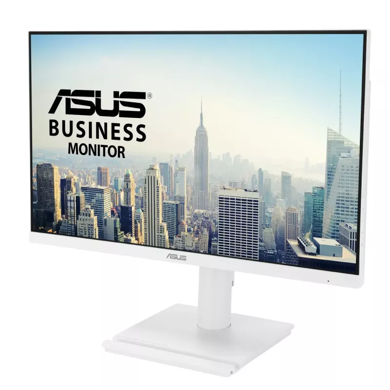 27-calowy monitor LCD ASUS VA279QGS-W, 1920x1080 Full HD, IPS, 1 ms, 350 cd/m², hub USB 3.2, głośniki, VESA, regulacja wysokości, biały