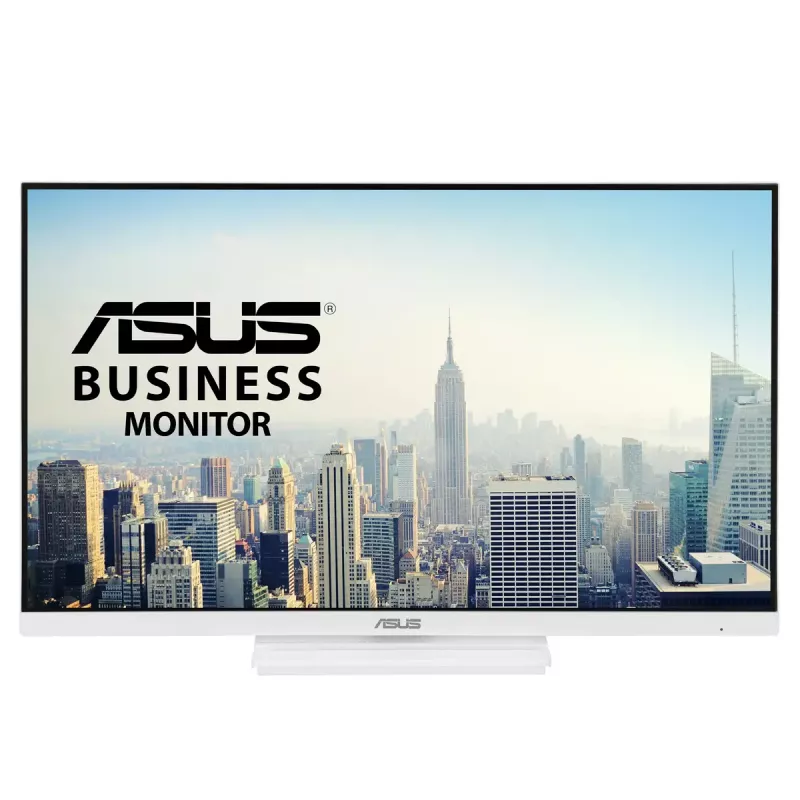 27-calowy monitor LCD ASUS VA279QGS-W, 1920x1080 Full HD, IPS, 1 ms, 350 cd/m², hub USB 3.2, głośniki, VESA, regulacja wysokości, biały