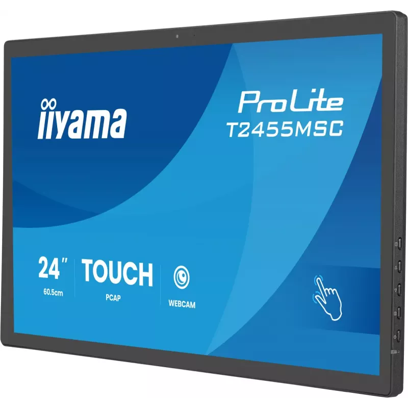 Panel dotykowy IIYAMA T2455MSC-B2 23.8 cala IPS 1920×1080, głośniki, VESA, czarny