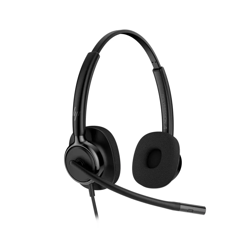 Przewodowy zestaw słuchawkowy stereo HP Poly Mission 425 Classic USB, nauszny, 126 g