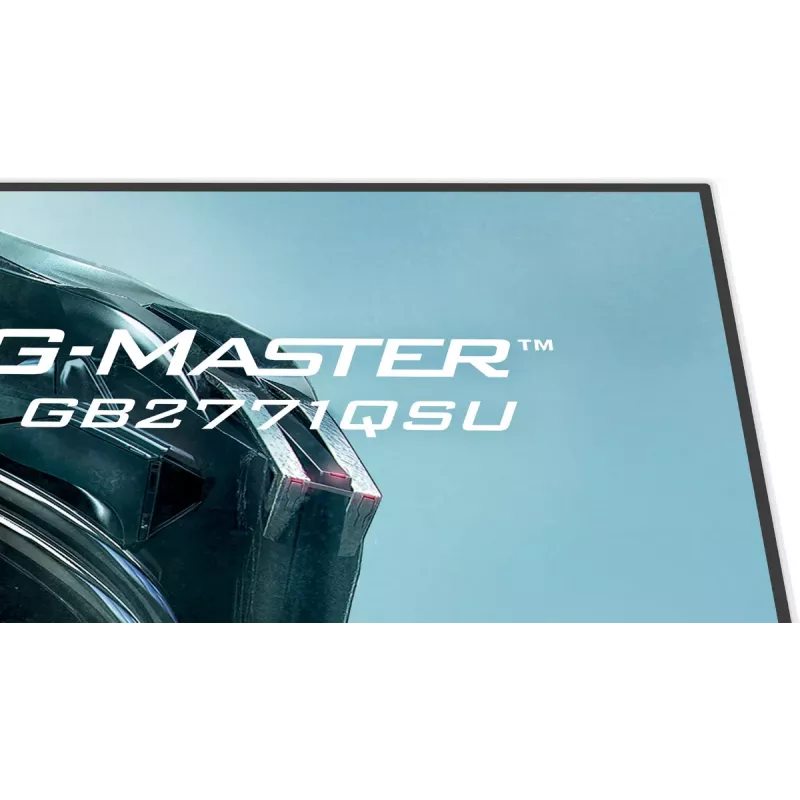 27-calowy monitor iiyama G-MASTER GB2771QSU-W1, 2560×1440 WQHD, Fast IPS, 2 ms, hub USB 3.2, głośniki, VESA, regulacja wysokości (biały)