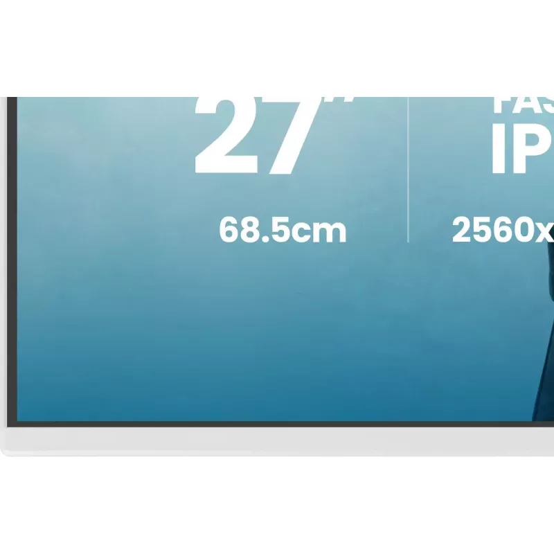 27-calowy monitor iiyama G-MASTER GB2771QSU-W1, 2560×1440 WQHD, Fast IPS, 2 ms, hub USB 3.2, głośniki, VESA, regulacja wysokości (biały)