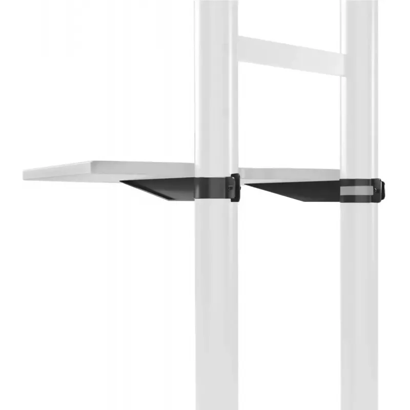 Akcesorium montażowe półki ONKRON APT1881-B do wyświetlaczy reklamowych, ABS i stal, 460×320×20 mm, czarny