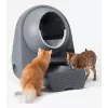 Samooczyszczająca kuweta dla kota Catlink Pro-X Luxury — pojemność 65 l, szary, 580 × 600 mm