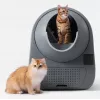Samooczyszczająca kuweta dla kota Catlink Pro-X Luxury — pojemność 65 l, szary, 580 × 600 mm