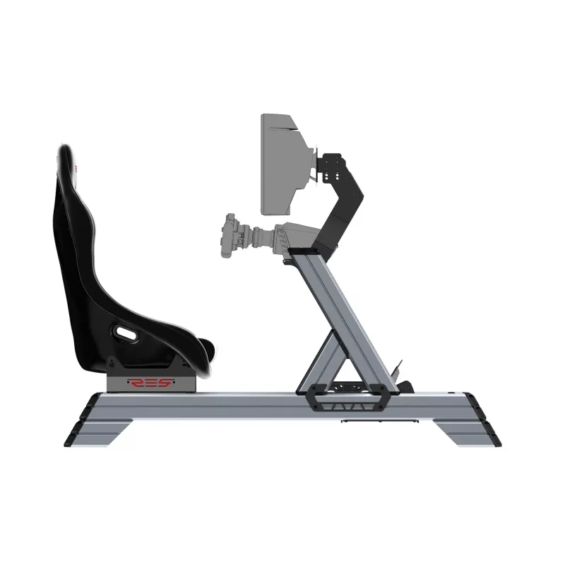 Res-Tech SMART COCKPIT + GT SEAT (BUNDLE), kokpit wyścigowy, Czarny, Szary, Akrylonitryl-butadien-styren (ABS), Aluminium, 52 kg, Włochy