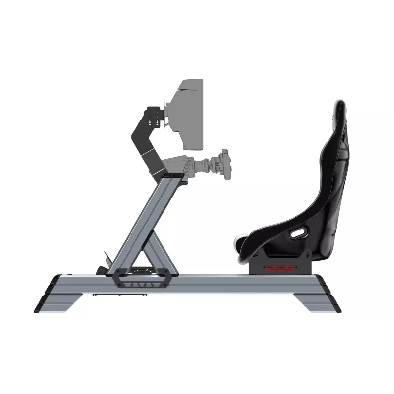 Res-Tech SMART COCKPIT + GT SEAT (BUNDLE), kokpit wyścigowy, Czarny, Szary, Akrylonitryl-butadien-styren (ABS), Aluminium, 52 kg, Włochy