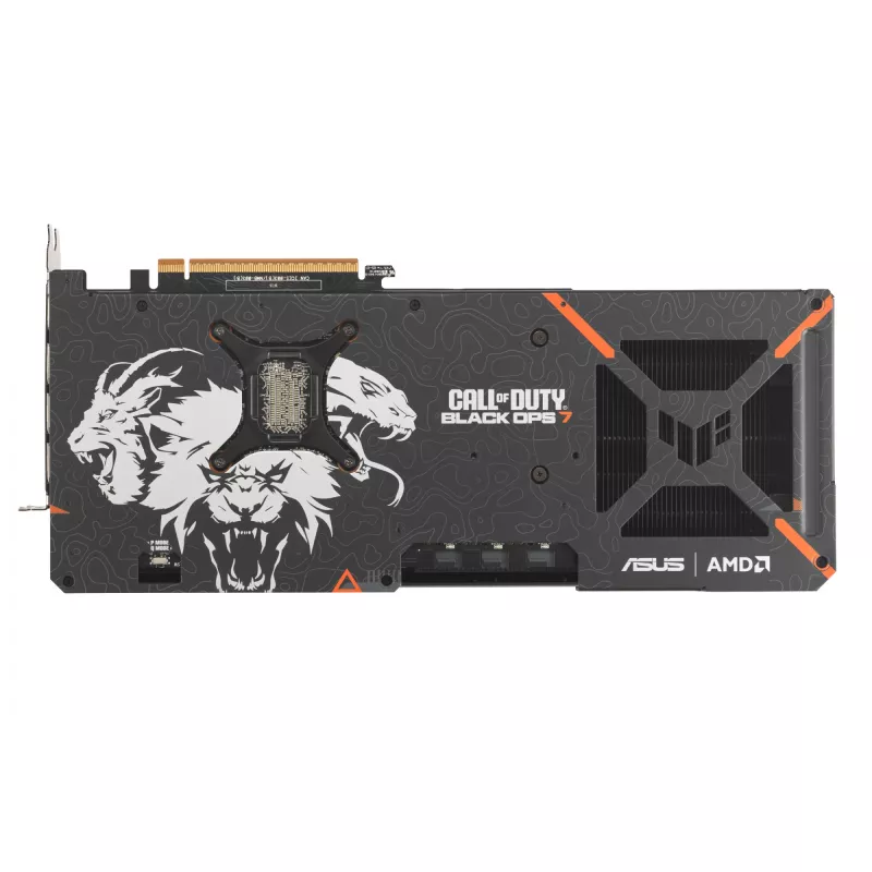 Karta graficzna ASUS TUF Gaming TUF-RX9070XT-O16G-COD-BO7 AMD Radeon RX 9070 XT 16GB GDDR6, 256-bit, PCIe 5.0, 3 wentylatory