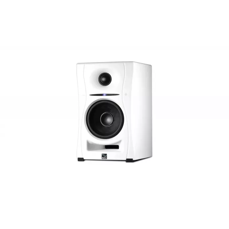 Podstawki bliskiego pola Kali Audio LP-UNF WH do monitorów studyjnych/biurkowych, białe, z Bluetooth