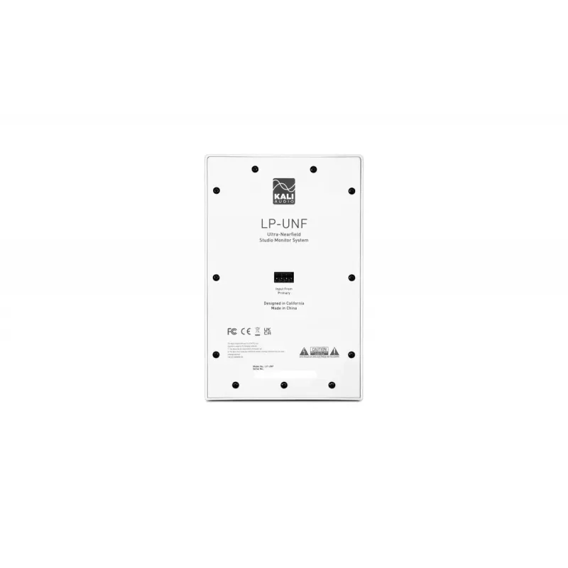 Podstawki bliskiego pola Kali Audio LP-UNF WH do monitorów studyjnych/biurkowych, białe, z Bluetooth