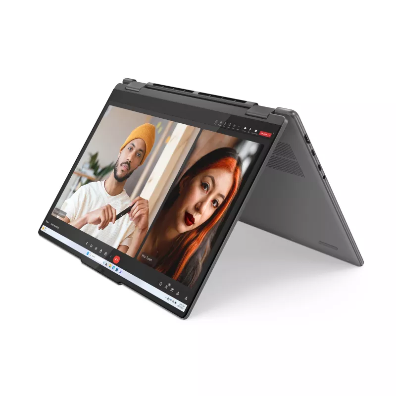 Lenovo Yoga 7 2-in-1 16IML9 Intel Core Ultra 7 155U Hybrid (2-in-1) 40,6 cm (16 cali) Dotykowy WUXGA 16 GB LPDDR5x-SDRAM 1 TB SSD Wi-Fi 6E (802.11ax) Windows 11 Home US English Szary