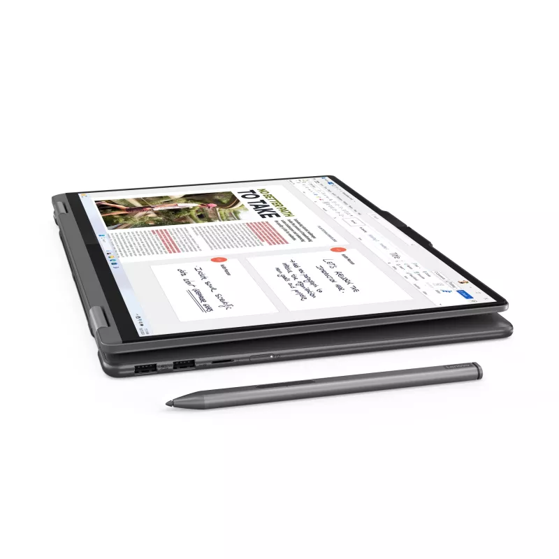 Lenovo Yoga 7 2-in-1 16IML9 Intel Core Ultra 7 155U Hybrid (2-in-1) 40,6 cm (16 cali) Dotykowy WUXGA 16 GB LPDDR5x-SDRAM 1 TB SSD Wi-Fi 6E (802.11ax) Windows 11 Home US English Szary