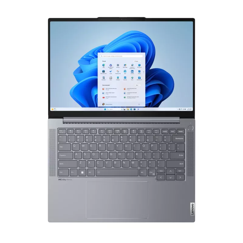 Lenovo ThinkBook 14 G6+ IMH Intel Core Ultra 5 125H Laptop 36,8 cm (14,5 cala) WQXGA 16 GB LPDDR5x-SDRAM 512 GB SSD Wi-Fi 6E (802.11ax) Windows 11 Pro US English Szary