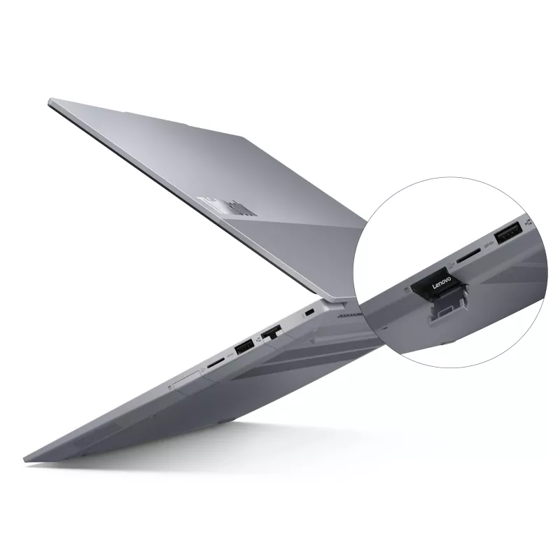 Lenovo ThinkBook 14 G6+ IMH Intel Core Ultra 5 125H Laptop 36,8 cm (14,5 cala) WQXGA 16 GB LPDDR5x-SDRAM 512 GB SSD Wi-Fi 6E (802.11ax) Windows 11 Pro US English Szary