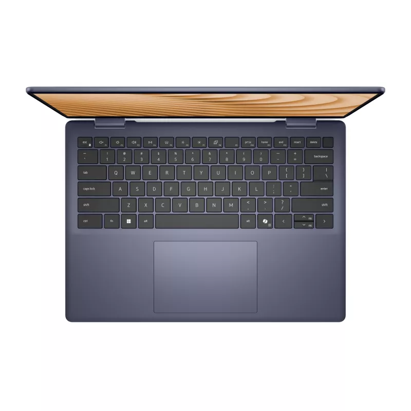 DELL 2-in-1 DB04255 AMD Ryzen™ AI 5 340 Hybrydowy (2-w-1) 35,6 cm (14 cali) Ekran dotykowy Full HD+ 16 GB LPDDR5x-SDRAM 512 GB SSD Wi-Fi 7 (802.11be) Windows 11 Home Niebieski