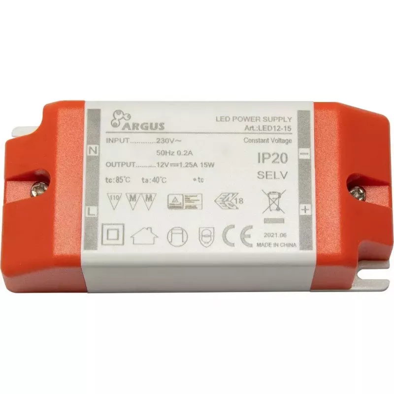Sterownik LED Inter-Tech LED12-15 15W IP20 100000h