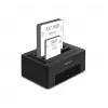 Obudowa HDD/SSD DeLOCK 64187 Czarna 2.5/3.5 cala 5 Gbit/s