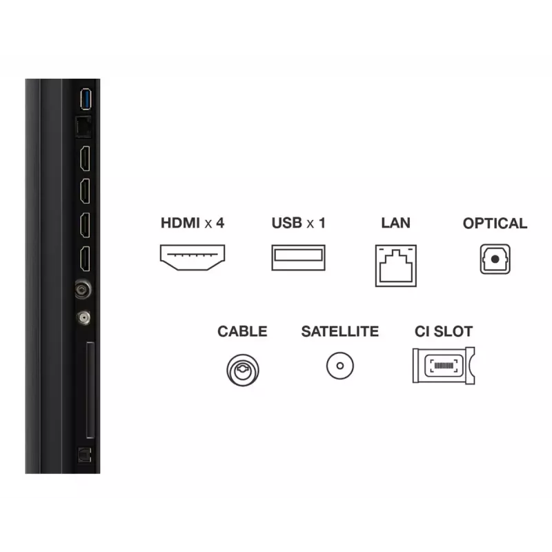 TCL C6K 65C6K Telewizor 165,1 cm (65 cali) 4K Ultra HD Smart TV Wi-Fi Metaliczny