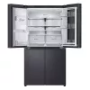 LG InstaView GMG960EVJE lodówka side-by-side Wolnostojąca 638 L Czarny