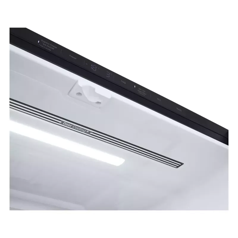 LG InstaView GMG960EVJE lodówka side-by-side Wolnostojąca 638 L Czarny