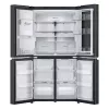 LG InstaView GMG960EVJE lodówka side-by-side Wolnostojąca 638 L Czarny