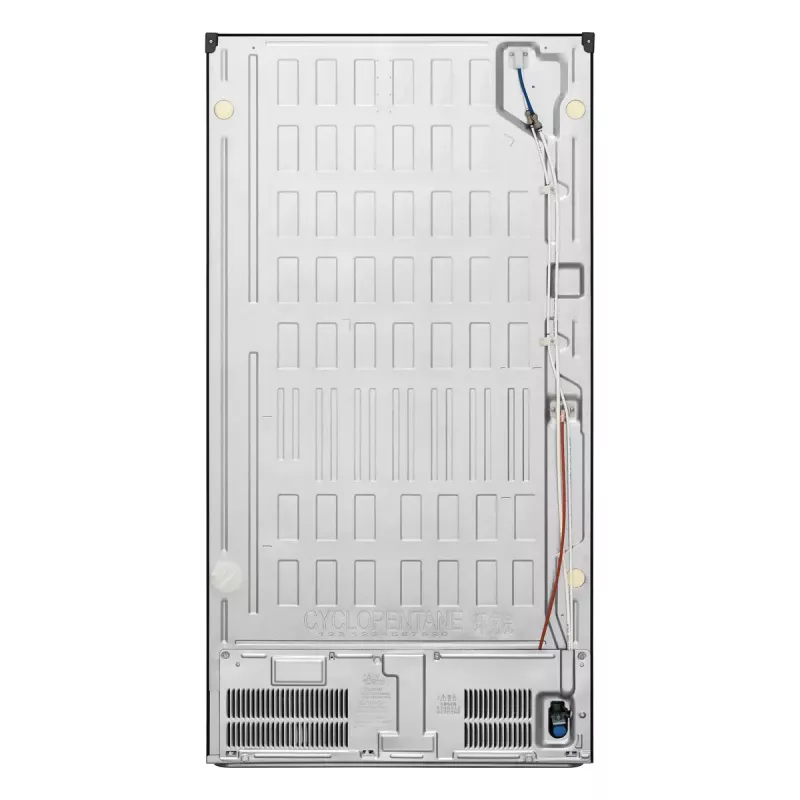 LG InstaView GMG960EVJE lodówka side-by-side Wolnostojąca 638 L Czarny